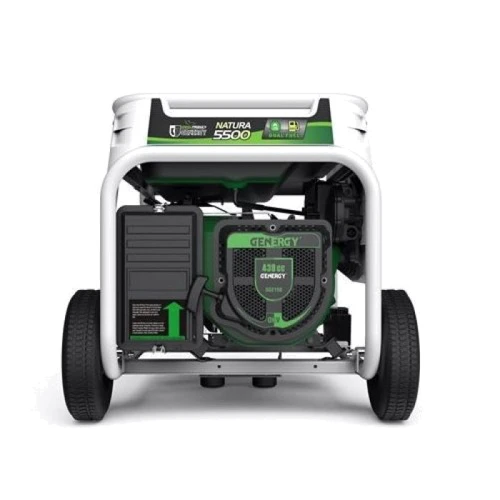 Генератор газ/бензин GENERGY NATURA 5000, 5.0кВТ, 1ф, колеса, електростартер