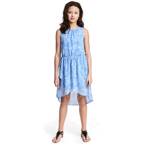 Платье H&M 4902185 140 см голубое: Размер 140