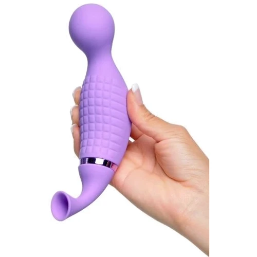 Вибратор с вакумной стимуляцией клитора Pipedream Ultimate Climax-Her , 12,5х3,5 см