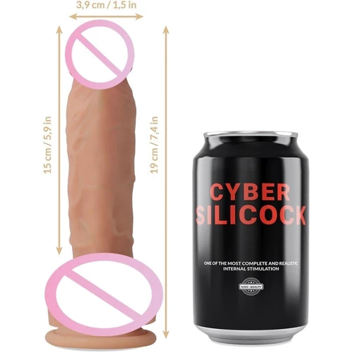 Фаллоимитатор на присоске CYBER SILICOCK Oliver