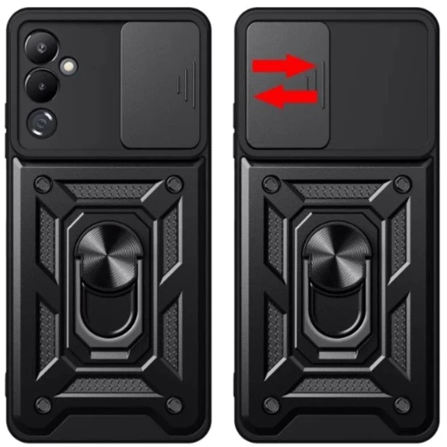 Чехол для телефонов BeCover Military Black for Tecno POVA 4 (LG7n) (709154): Материал силикон