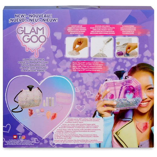 Набір для творчості Glam Goo Делюкс Набір W2 (слайм, блискітки, барвники, аксесс.) (560104)