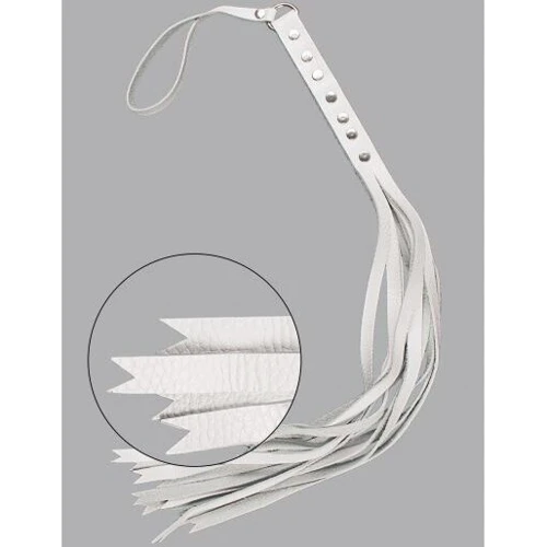 Флогер S&M Fancy Leather Floger White
