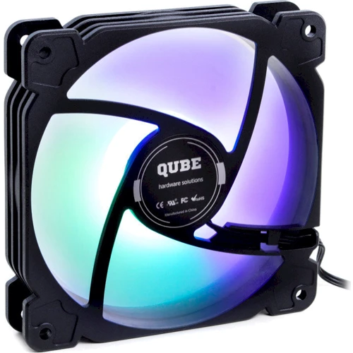 Кулер QUBE FR-502 RGB 5 Color: Разъем 3pin