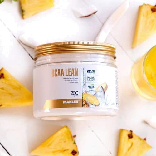 Амінокислота для спорту Maxler BCAA Lean 200 g / 40 servings / Pineapple Coconut: Смак Кокос, ананас
