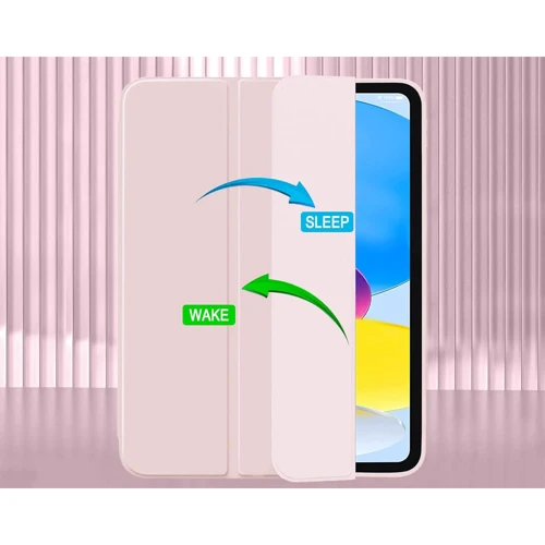 Аксессуар для iPad BeCover Tri Fold Soft TPU with Pencil mount Pink for iPad Pro 11 (2018-2022) (711113): Материал полиуретан