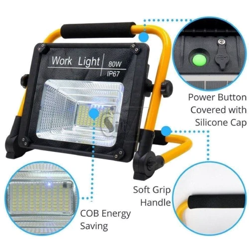 Ліхтар туристичний Solar Light W744, 80 W, 8000 mAh, USB: Тип Фонарь-лампа