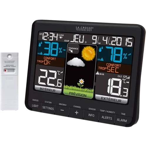 Метеостанция La Crosse WS6825 Black