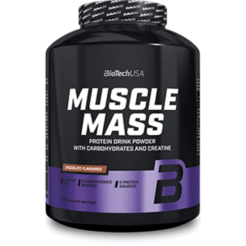 Гейнер BioTechUSA Muscle Mass 4000 g /57 servings/ Chocolate
