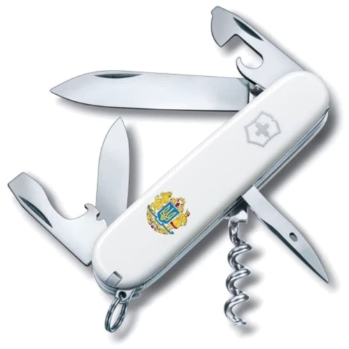 Мультитул Victorinox Spartan Ukraine 91мм/12 функцій/білий /Великий Герб України (1.3603.7_T0400u)