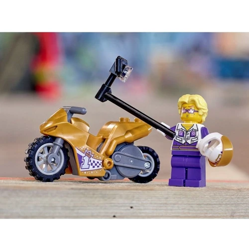 Конструктор LEGO City Селфи на каскадерском мотоцикле (60309): Количество деталей, шт. 14