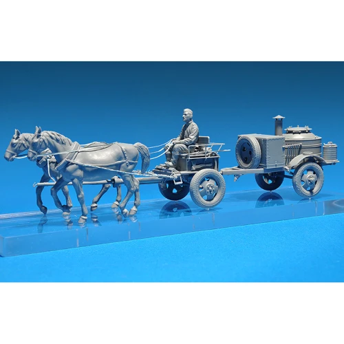 Збірна модель MiniArt Польова кухня KP-42 на кінній тязі (MA35057): Масштаб 1:35