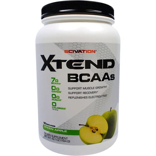 Амінокислота для спорту Scivation Xtend BCAAs 1194 g /90 servings/ Green Apple