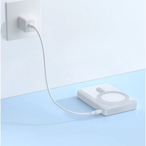 Внешний аккумулятор WIWU Power Bank 10000mAh Magnetic Wireless 15W White (JC-20): Встроенный кабель нет