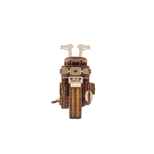 Механический 3D пазл UGEARS Мото Компакт Складной скутер (70168) фото 5