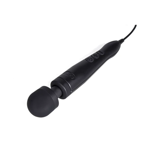 Вибромассажер DOXY Die Cast 3 Matt Black, очень мощный, питание 220В, металлический корпус