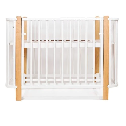 Ліжко дитяче Twins Luno L100-LU-01, біло / буковий, білий / беж: Тип класична