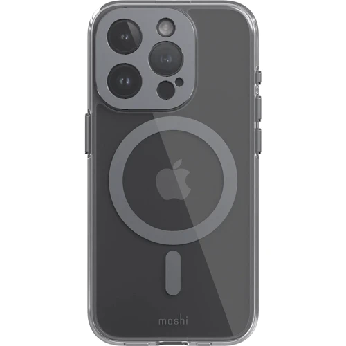 Чехол для iPhone Moshi iGlaze Slim Hardshell Case Meteorite Gray (99MO231007) for iPhone 15 Pro: Материалы поликарбонат и полиуретан