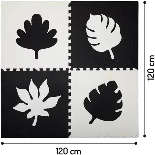 Коврик-пазл MoMi Feli Black 120x120 cm (AKCE00028): Особенности пазлы-коврики