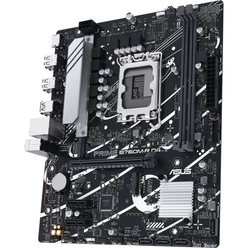 ASUS PRIME B760M-R-D4 (90MB1HA0-M0EAY0) Prime B760M-R D4: Разъемы на плате USB 3.2 Gen 1, USB 2.0, SATA 3.0, PCI Express x1, M.2