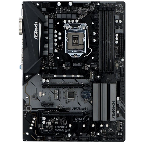 ASRock H370 Pro4: Роз'єми на платі SATA 3.0