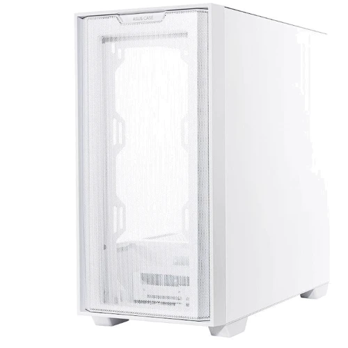 Корпус Asus A21 White Tempered Glass (90DC00H3-B09000): Материал передней панели Метал, Пластик