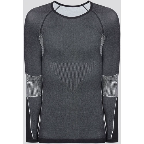 Термолонгслив CMP Man Seamless Sweat Nero 3Y97800-U901 48-50 (M/L) темно-сірий