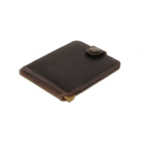 Мужской зажим для денег DNK Leather темно-коричневый (DNK Зажим-H col.F): Тип Зажимы для денег