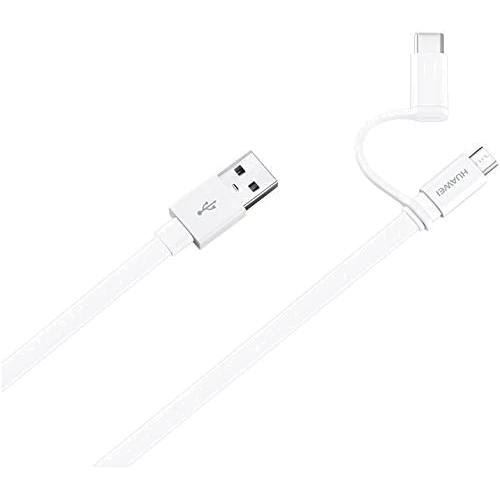 Кабель Huawei USB Cable to USB-C/microUSB 1.5m White (AP55S): Тип USB Cable - microUSB/USB C