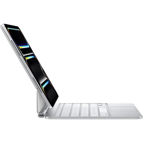 Аксесуар для iPad Apple Magic Keyboard White (MWR03) для iPad Pro 11" 2024 M4: Особливості Складывается в подставку, Стильный дизайн, Удобно держать в руке, Приятен на ощупь