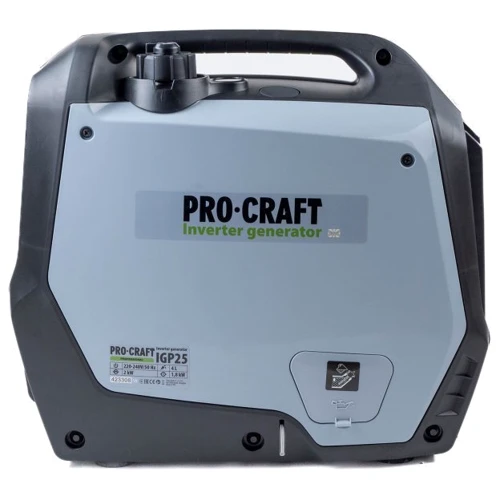 Инверторный бензиновый генератор Procraft IGP25: Объем топливного бака 4 л