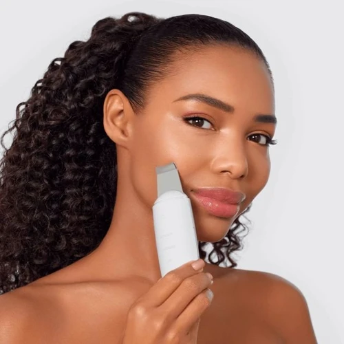 Микротоковый скрабер для кожи GESKE MicroCurrent Skin Scrubber & Blackhead Remover 9 в 1 White (GK000044WH01) фото 5