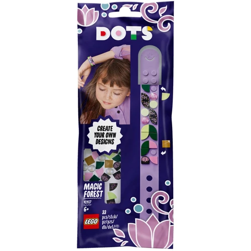 Конструктор LEGO DOTs Браслет Волшебный лес (41917): Рекомендуемый возраст от 6 до 12 лет