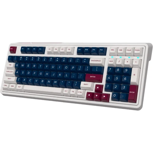 Клавиатура FL Esports CMK98 SAM Metal Heart Kailh MX Cool Mint wireless Three-Mode: Интерфейс подключения Bluetooth