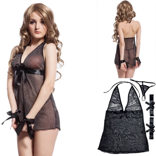 Эротический комплект NDS 6047 Вlack (L, XL) (12943)