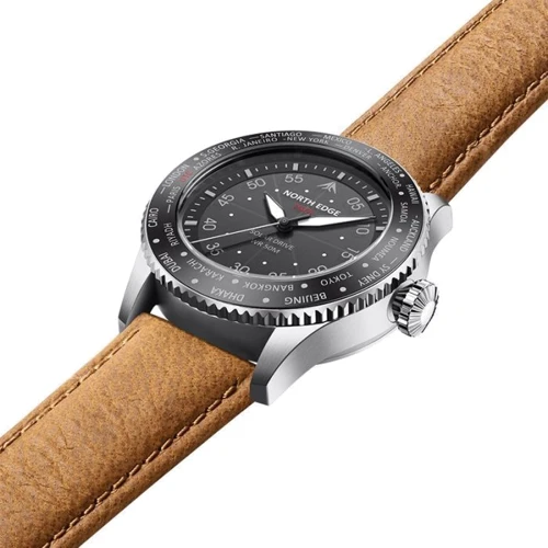 Наручний годинник North Edge Mach Brown (1877): Механізм Кварцевый