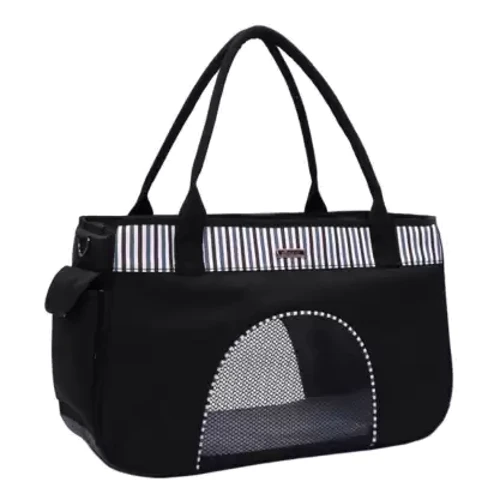 Сумка-переноска Do Do Pet Smile Black L 50х19х30 см черная (6931233200011)
