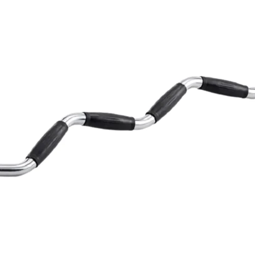Hop-Sport York Fitness олимпийский W-образный 160 см (50 мм) с резиновыми рукоятками