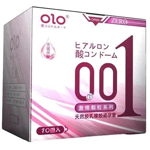 Ультратонкие текстурированные презервативы OLO ZERO 001 Purple, 10 шт: Тип Ультратонкие