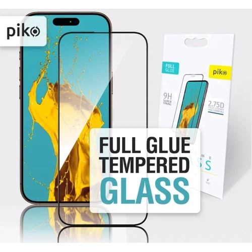 Захисне скло для iPhone Piko Tempered Glass Full Glue Black для iPhone 16 Pro Max: Матеріали стекло