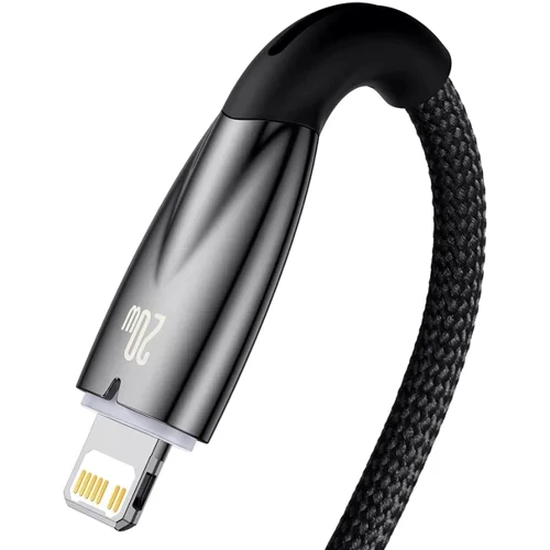 Кабель Baseus Cable USB-C для Lightning Glimmer Series Fast Charging Data 2m Black (CADH000101): Довжина 2 м