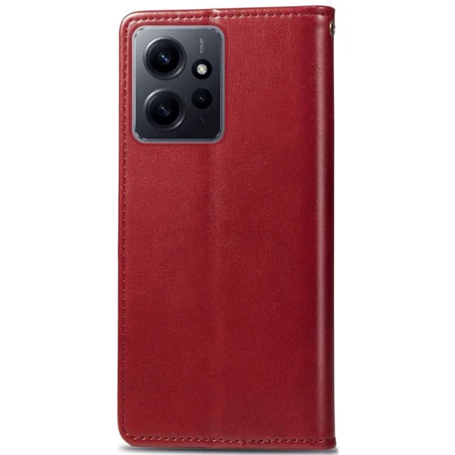 Аксессуар для смартфона Mobile Case GETMAN Gallant Red for Xiaomi Redmi Note 12 4G: Материал искусcтвенная кожа и термополиуретан