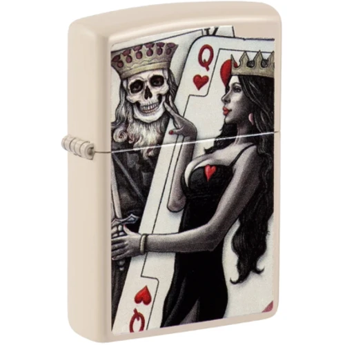 Запальничка Zippo Skull King Queen Beauty 49942