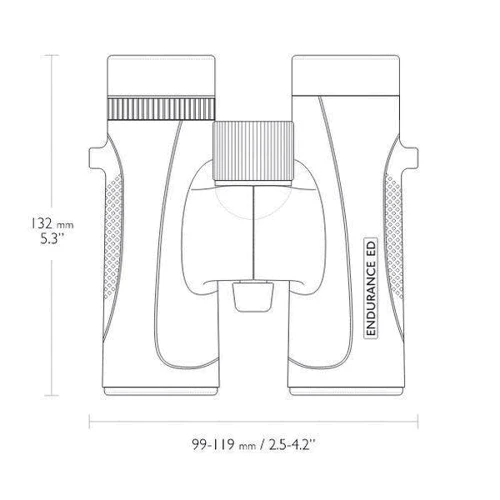 Биноколь Hawke Endurance Top Hinge ED 8x32 (Green): Тип увеличения Переменное