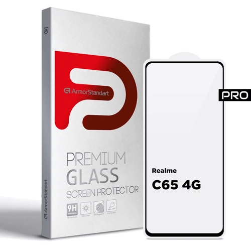 Аксессуар для смартфона ArmorStandart Tempered Glass Pro Black for Realme C65 4G (ARM77901)