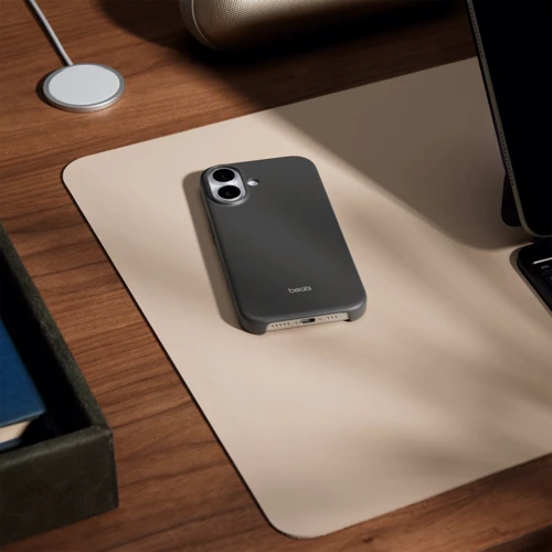 Чехол для iPhone Beats iPhone 17 Case with MagSafe and Camera Control - Granite Gray (MGK24)