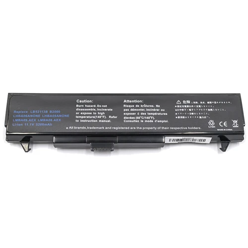 Батарея для ноутбука Акумулятор PowerPlant для ноутбуків LG E23 (LB52113D) 11.1V 5200mAh (NB400010) фото 2