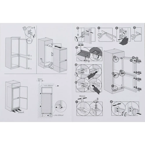 Встраиваемый холодильник Whirlpool ART 9620 A++ NF: Тип Двухкамерный холодильник