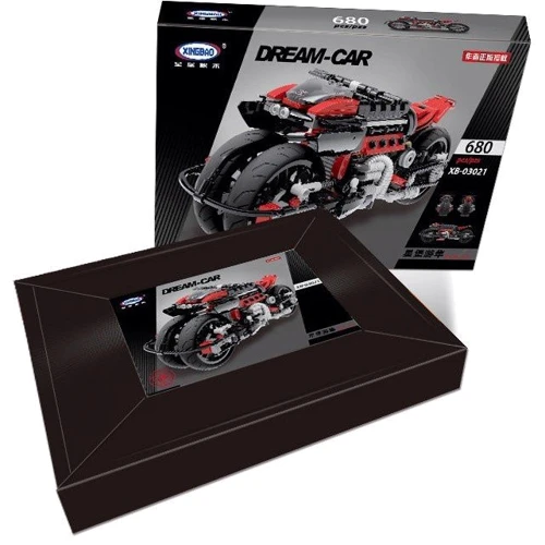 Конструктор XingBao Футуристичный мотоцикл 680 элементов (XB-03021)