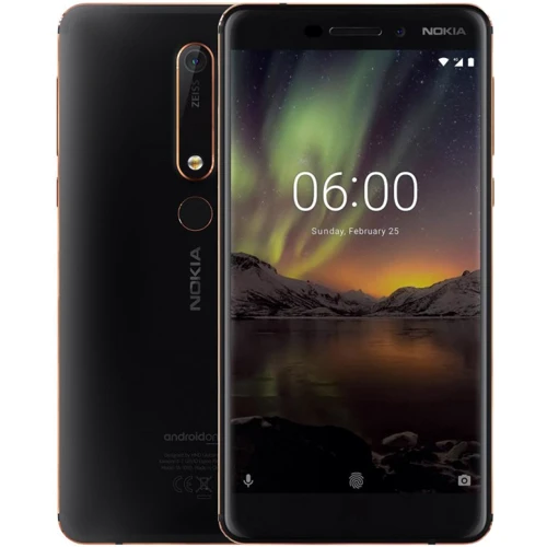 Смартфон Nokia 6.1 3/32 GB Black Approved Витринный образец